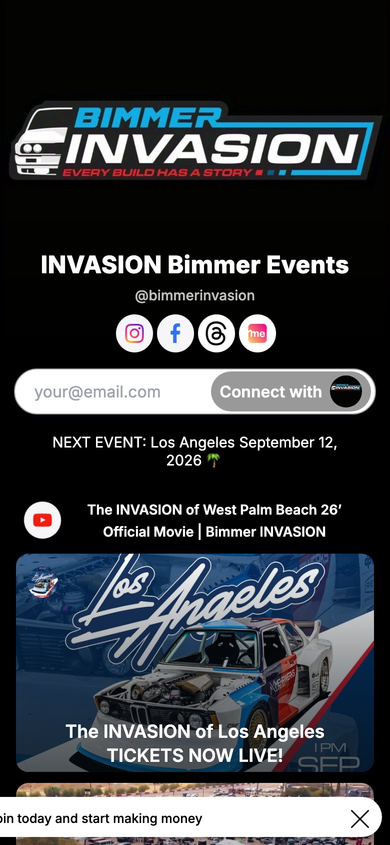 The bimmerinvasion page on Linkme